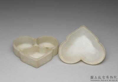 图片[3]-Jade leaf-shaped box, India-China Archive